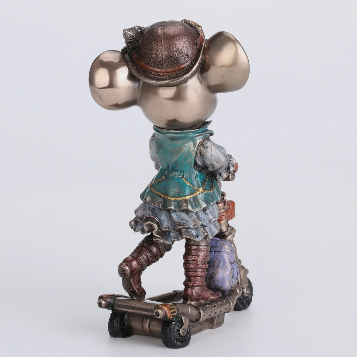 Steampunk Scooter Mouse Statue