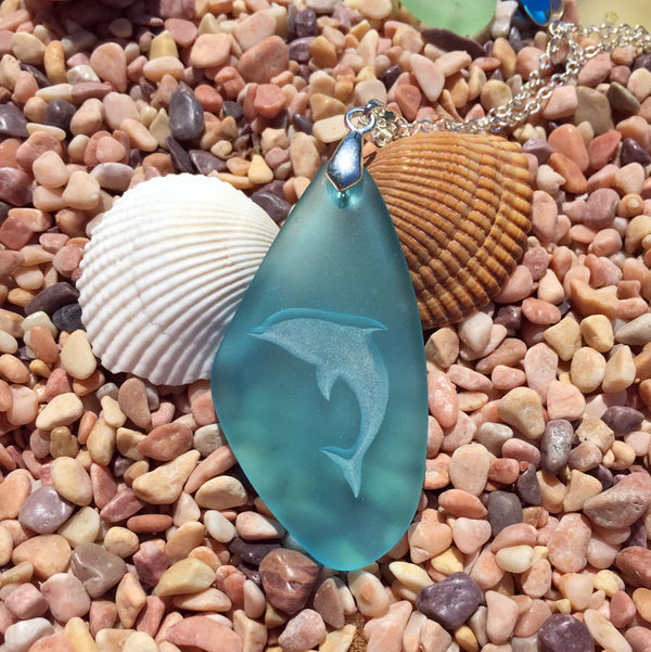 Random Color Glass Conch Shell Ocean Drift Bottle Charms Pendant