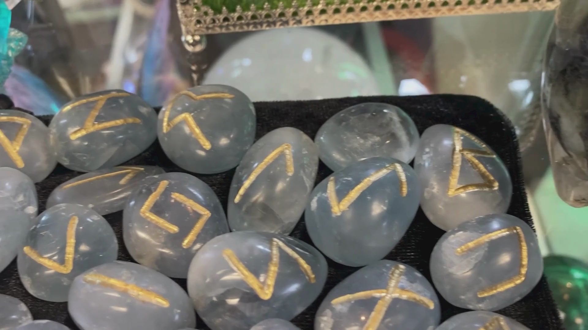 Artisan Celestite Runes Set of 25