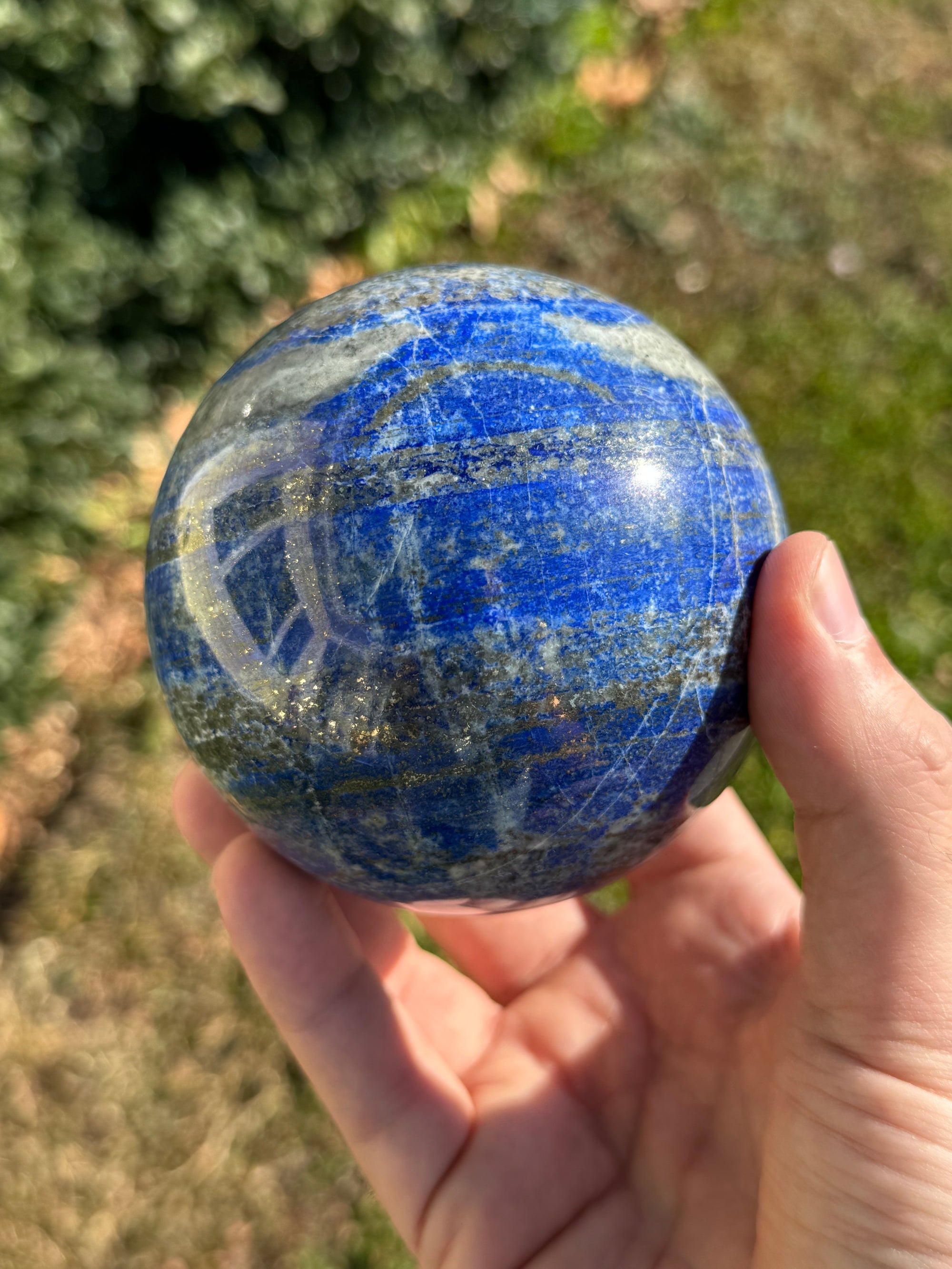 XL Lapis Lazuli Gemstone Sphere