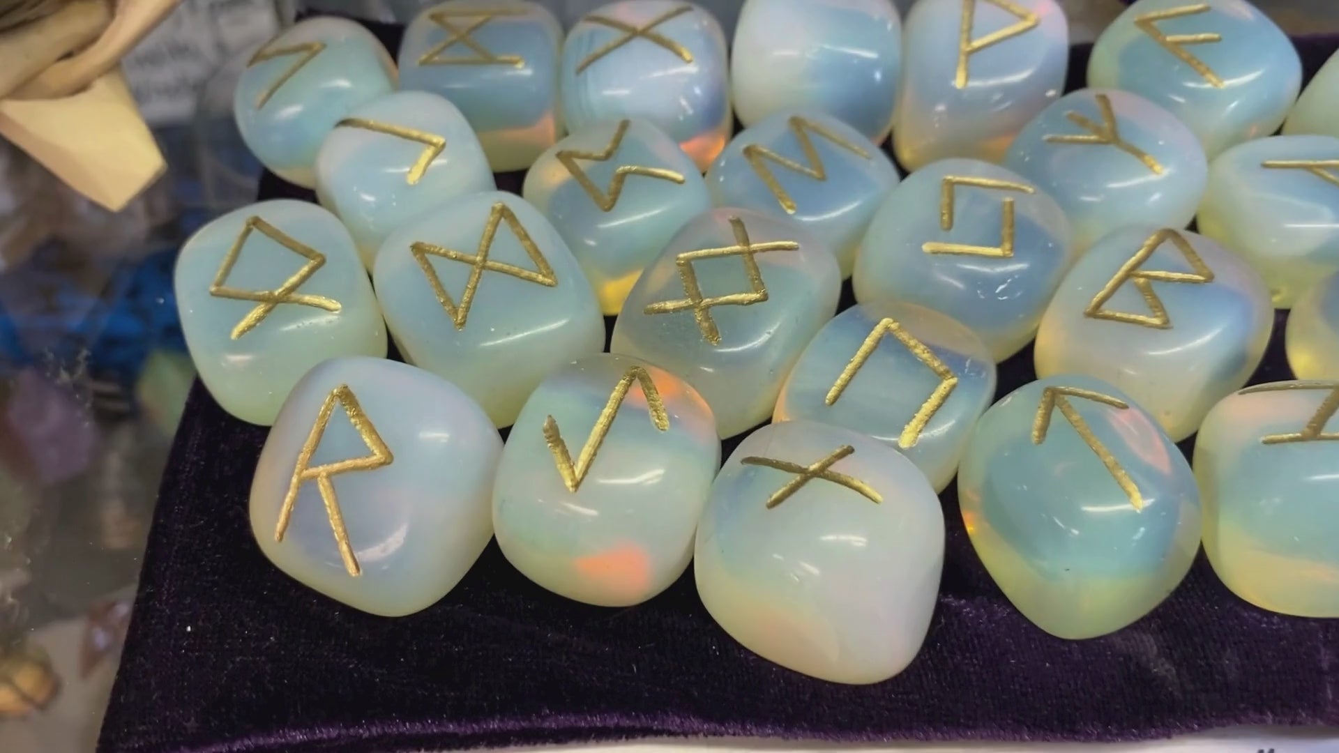 Artisan Fiery Opalite Runes Set