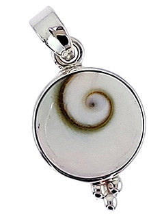 Eye of Shiva Shell Pendant