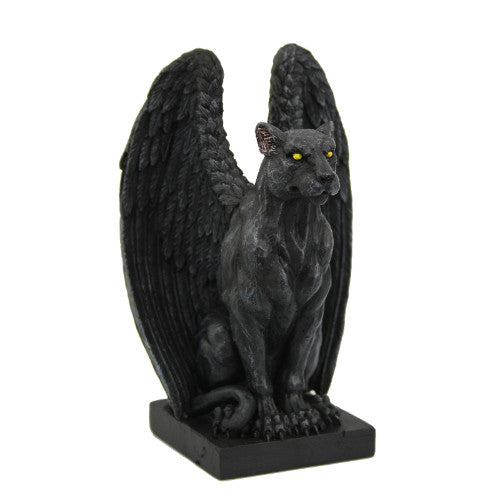 Winged Jaguar Gargoyle Statue