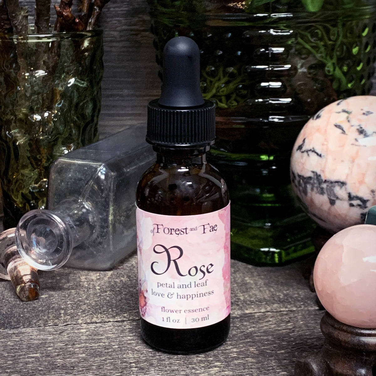 Love &amp; Happiness - Rose Petal &amp; Leaf Essence | Energy Magick