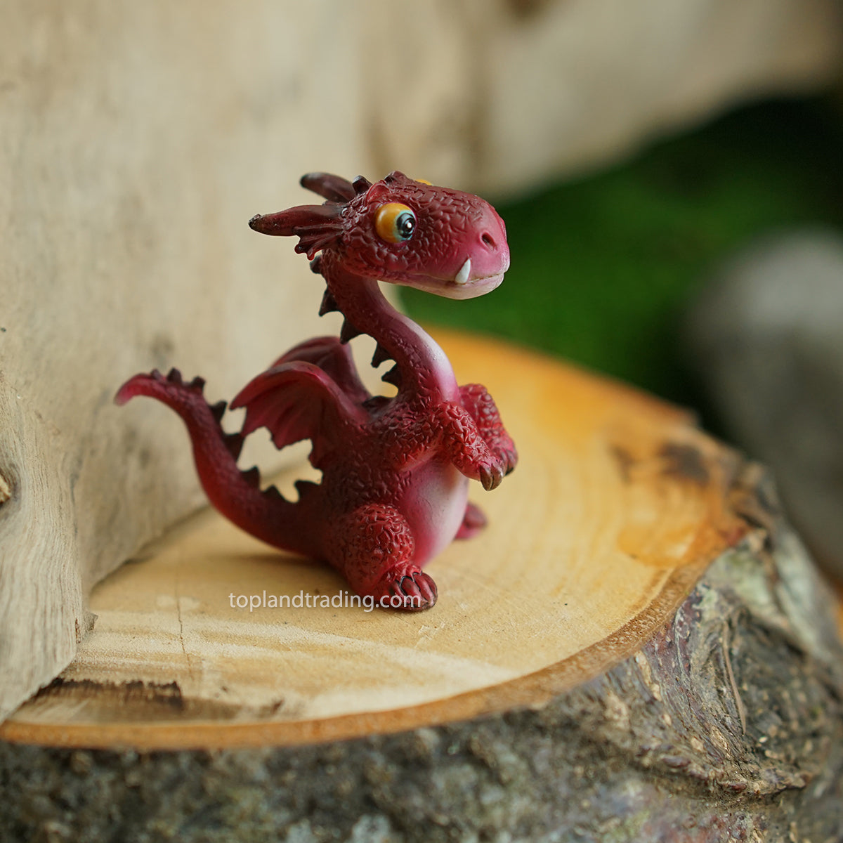 Mini Red Dragon Figurine