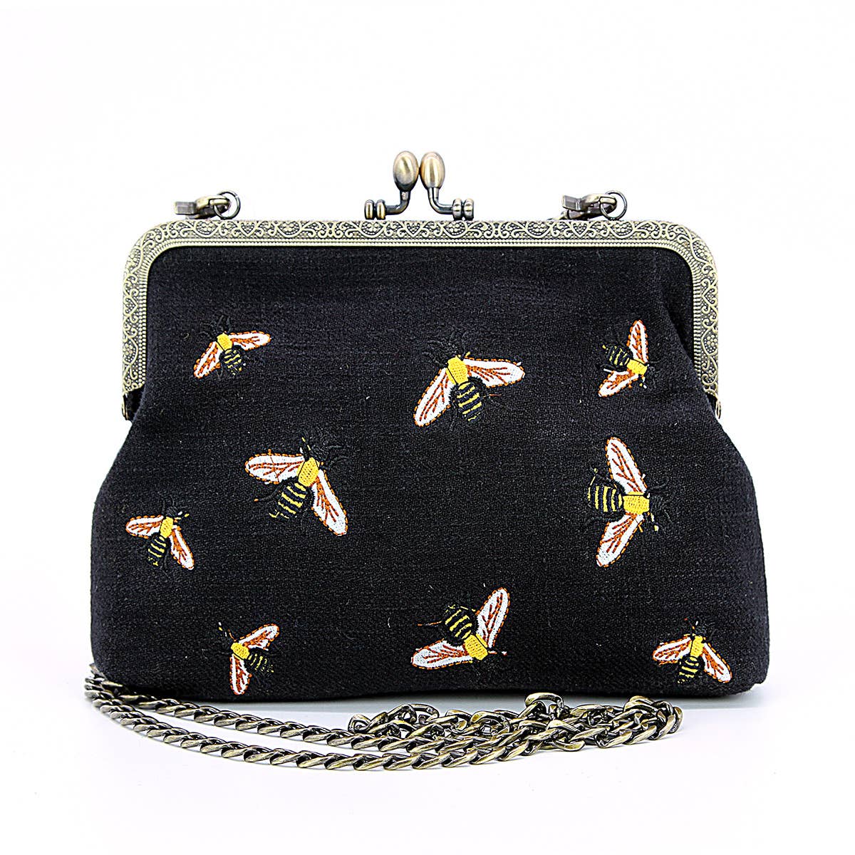 Bees Kisslock Bag