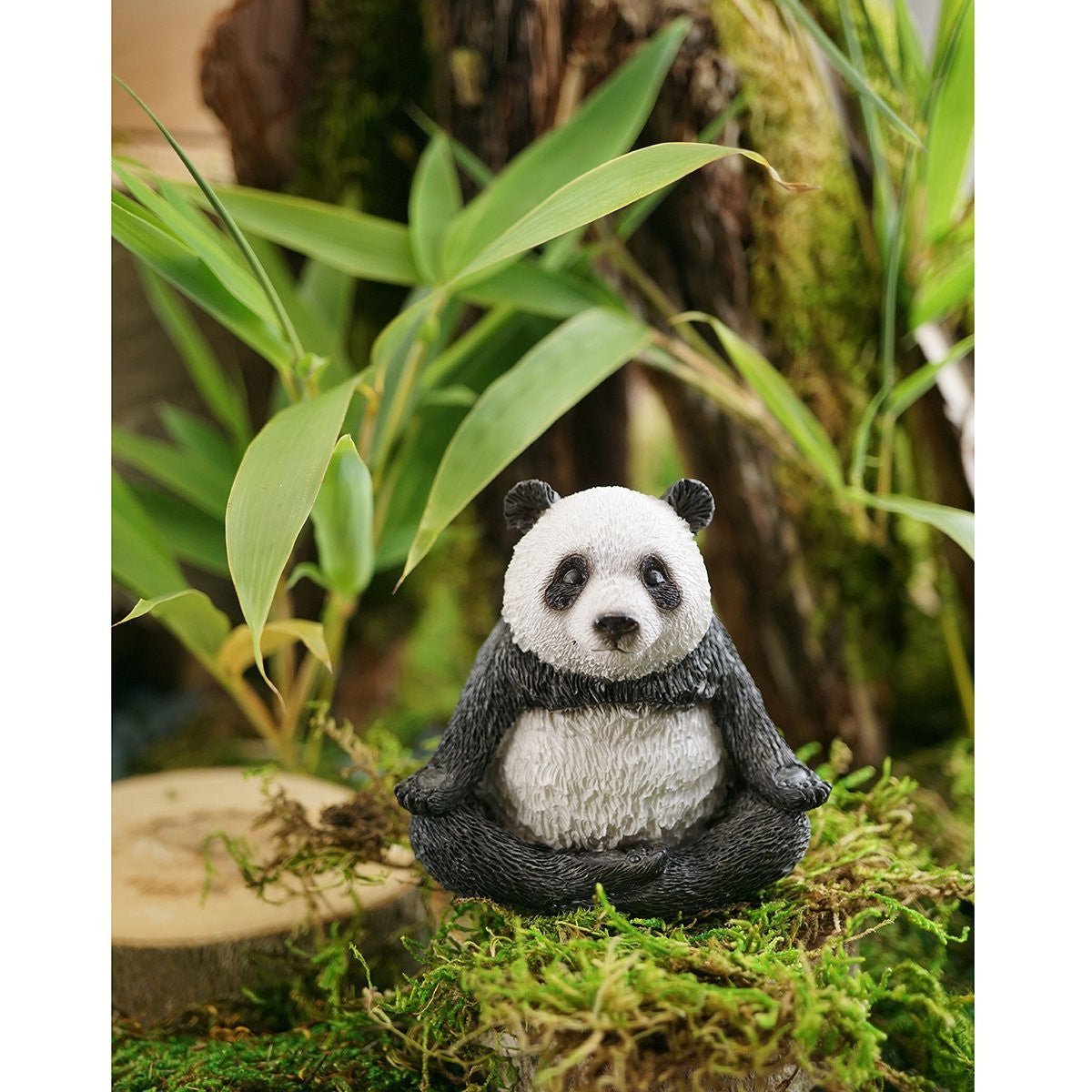 Cute Yoga Panda - Meditation Lotus Pose - Cast a Stone