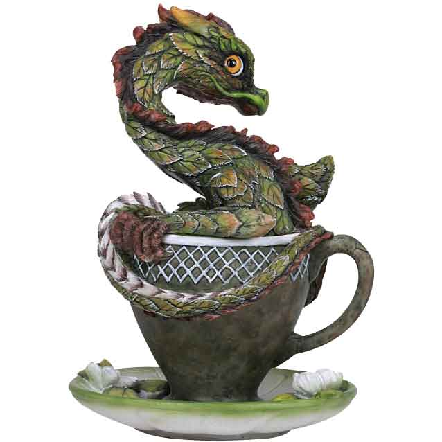 Green Tea Dragon Statue