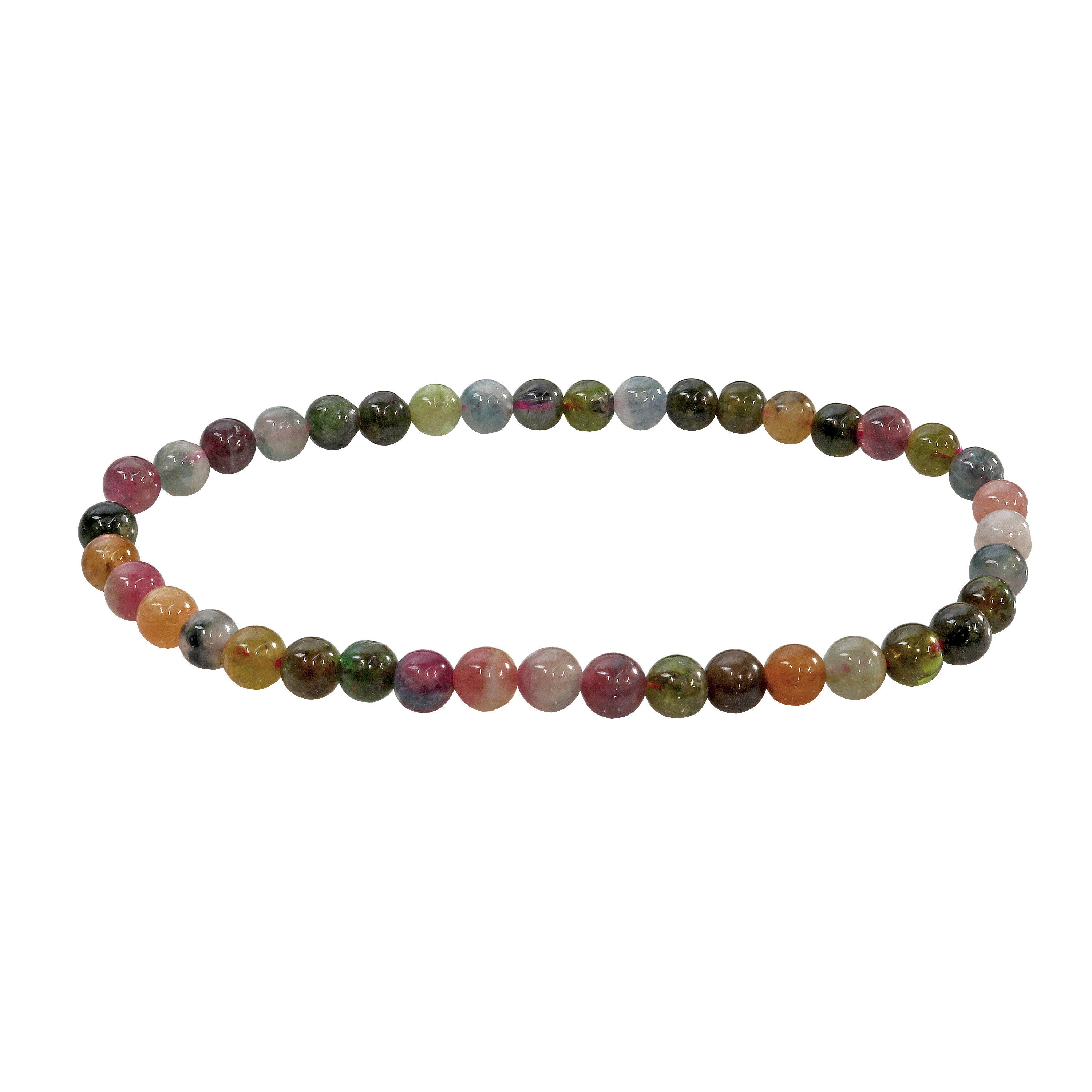 Gemstone Fanghua colorful natural ore tourmaline bracelet - Shop Liz Art  Studio Bracelets - Pinkoi