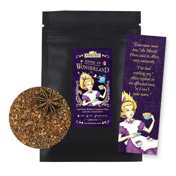 Alice in Wonderland Tea & Bookmark Set