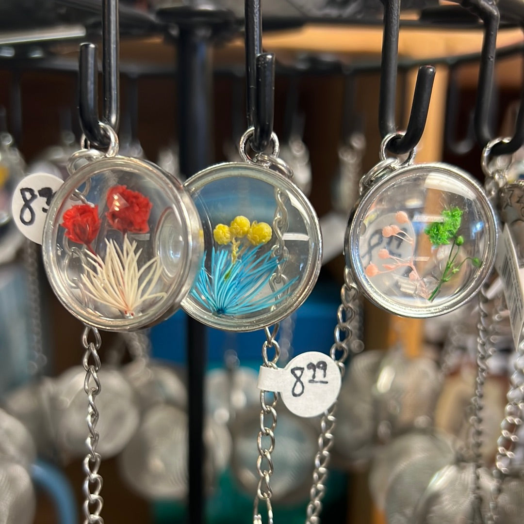 Pressed Flower Tea Ball Infuser