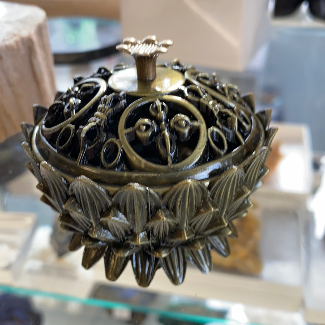 Lotus Flower Cone Incense Burner