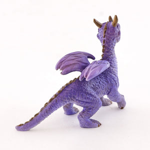 Mini Purple Dragon Figure - Cast a Stone